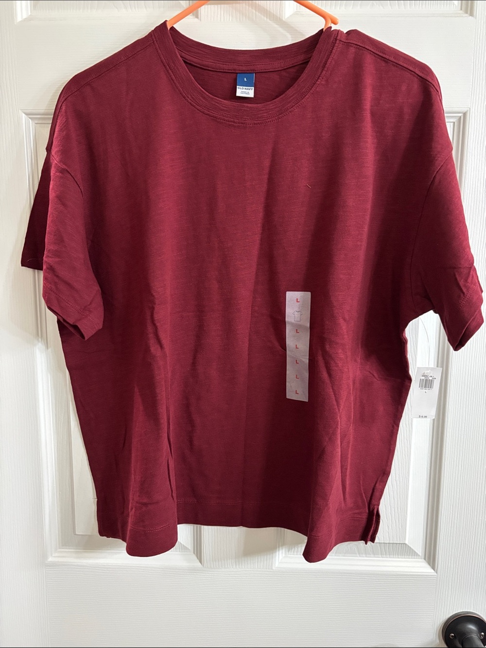 Old Navy Women’s Crew Neck Tee in Burgundy